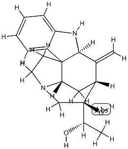 (19S)-16,17-ジデヒドロクラン-19,20-ジオール 化学構造式