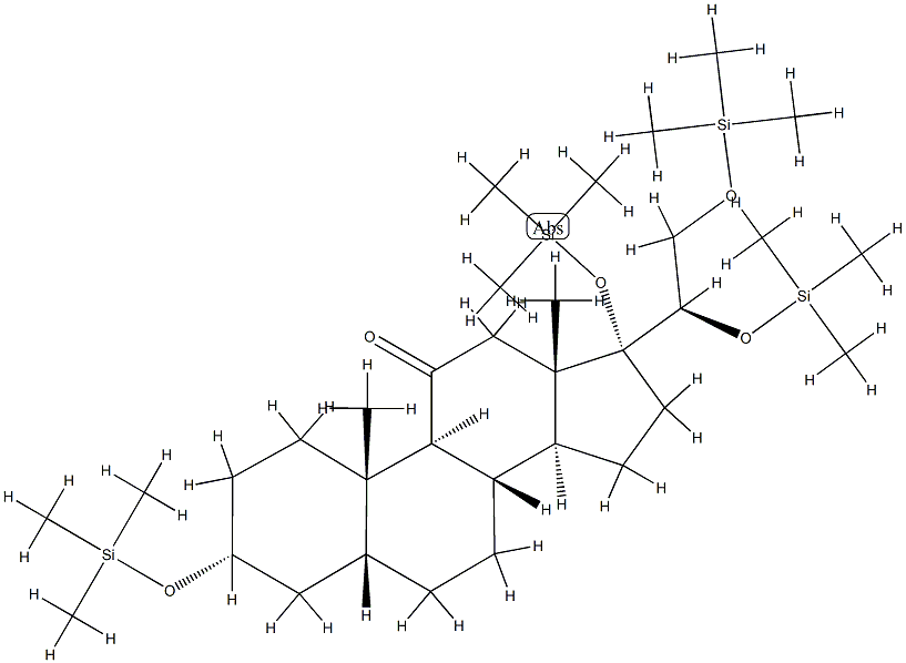 56196-47-5 (20R)-3α,17,20,21-Tetrakis[(trimethylsilyl)oxy]-5β-pregnan-11-one