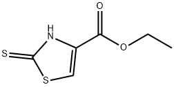2-巯基噻唑-4-甲酸乙酯, 56232-75-8, 结构式