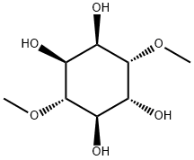 D-chiro-Inositol, 1,4-di-O-methyl- Struktur