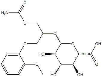MethocarbaMol β-D-Glucuronide, 56305-74-9, 结构式