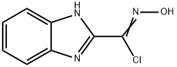 1H-Benzimidazole-2-carboximidoylchloride,N-hydroxy-(9CI) Struktur