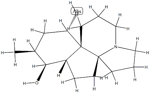 (13S)-Serratinane-8α,13β-diol 结构式