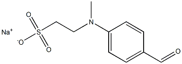 4-(N-甲基-N-磺基乙基)氨基苯甲醛钠盐 结构式