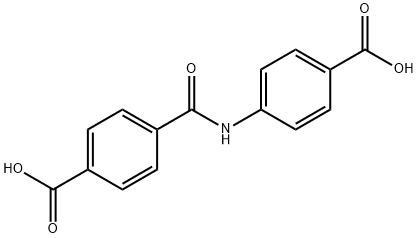 4-[(4-羧基苯甲酰基)氨基]苯甲酸 结构式