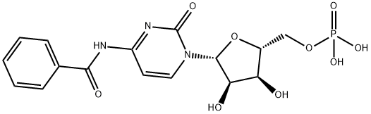 N-4-BENZOYLCYTIDINE 5-MONOPHOSPHATE) Struktur