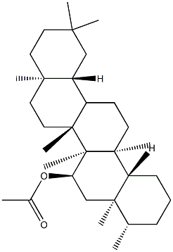 D:A-Friedooleanan-7α-ol acetate Struktur
