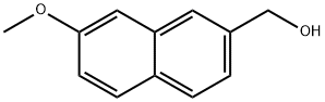 (7-甲氧基萘-2-基)甲醇 结构式