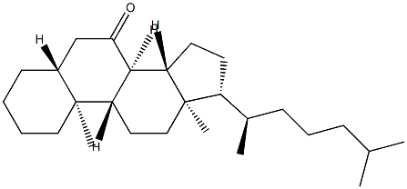5α-Cholestan-7-one,567-71-5,结构式