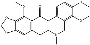 1-甲氧基别隐品碱, 56743-52-3, 结构式