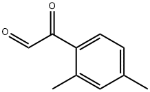 2-(2,4-二甲基苯基)-2-氧代乙醛, 56750-80-2, 结构式