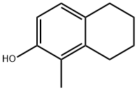 1-メチル-5,6,7,8-テトラヒドロ-2-ナフタレノール 化学構造式