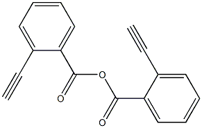 Bis(2-ethynylbenzoic)anhydride Struktur
