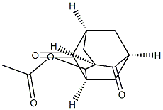 4-Acetyloxy-tricyclo[3.3.1.13,7]decane-2,6-dione Structure