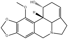 3,12-Didehydro-11-methoxy-9,10-[methylenebis(oxy)]galanthan-1α-ol Struktur