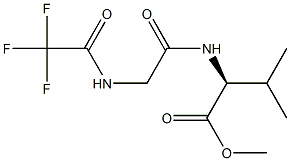 N-(Trifluoroacetyl)Gly-L-Val-OMe Struktur