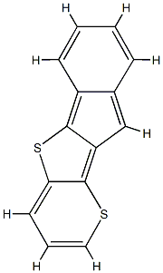Indeno[2',1':4,5]thieno[3,2-b]thiopyran Struktur