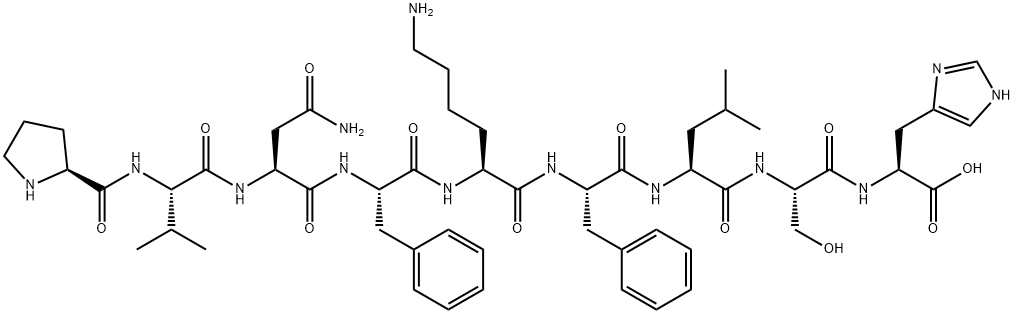 Hemopressin (rat) Struktur
