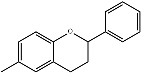 2H-1-Benzopyran,3,4-dihydro-6-methyl-2-phenyl-(9CI),5689-37-2,结构式