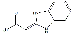 delta2,alpha-Benzimidazolineacetamide (8CI) Struktur