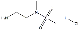 N-(2-aminoethyl)-N-methylmethanesulfonamide hydrochloride Struktur