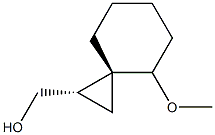 Spiro[2.5]octane-1-methanol, 4-methoxy-, (1R,3S)-rel- (9CI) Structure