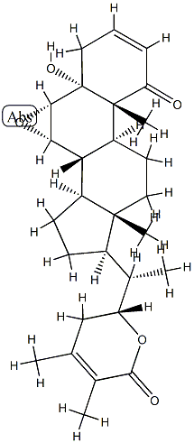 睡茄素B,56973-41-2,结构式