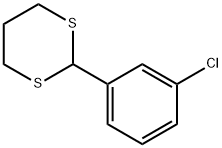 2-(3-Chlorophenyl)-1,3-dithiane Struktur