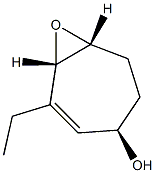 8-Oxabicyclo[5.1.0]oct-2-en-4-ol, 2-ethyl-, (1R,4S,7S)-rel- (9CI) Structure