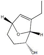 8-Oxabicyclo[3.2.1]oct-6-en-2-ol, 7-ethyl-, (1R,2R,5R)-rel- (9CI) Struktur