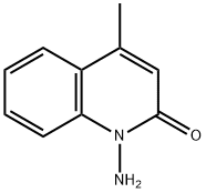 2(1H)-Quinolinone,1-amino-4-methyl-(9CI) Struktur