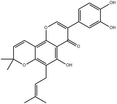 橙桑黄酮, 572-03-2, 结构式