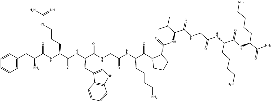 ACTH (7-16)NH2 结构式