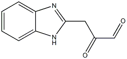 1H-Benzimidazole-2-propanal,alpha-oxo-(9CI) Structure