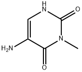 2,4(1H,3H)-Pyrimidinedione,5-amino-3-methyl-(9CI) Struktur