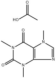 CAFFEINE ACETATE) Struktur