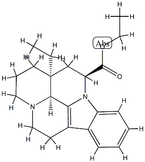 (+)-(14β)-Dihydrovinpocetine Structure