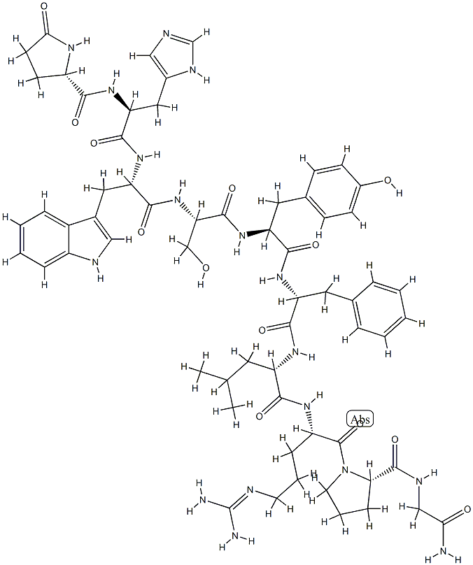 GONADORELIN[6-D-PHE, 57521-78-5, 结构式