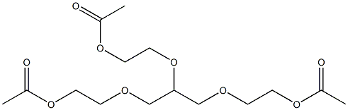 GLYCERETH-7 TRIACETATE Structure