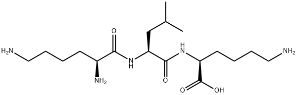 H-Lys-Leu-Lys-OH 化学構造式