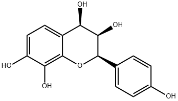 (2R)-2α-(4-Hydroxyphenyl)-3,4-dihydro-2H-1-benzopyran-3α,4α,7,8-tetrol Structure