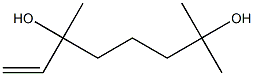(±)-2,6-dimethyloct-7-ene-2,6-diol 结构式