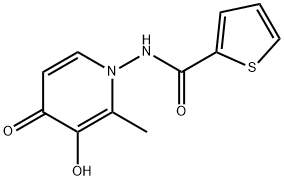 2-Thiophenecarboxamide,N-(3-hydroxy-2-methyl-4-oxo-1(4H)-pyridinyl)-(9CI),577973-75-2,结构式