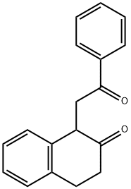 1-Phenacyl-2-tetralone 结构式