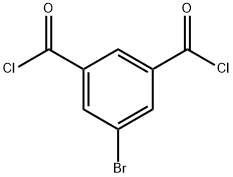 5-ブロモ-1,3-ベンゼンジカルボン酸ジクロリド 化学構造式