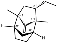 Tricyclo[4.2.1.12,5]decan-9-one, 7-ethyl-1,6-dimethyl-, (1R,2S,5R,6R,7S)-rel- (9CI),578714-82-6,结构式