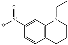 1-Ethyl-7-nitro-1,2,3,4-tetrahydroquinoline Struktur