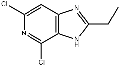 1H-Imidazo[4,5-c]pyridine,4,6-dichloro-2-ethyl-(9CI),579486-61-6,结构式