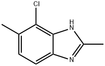 1H-Benzimidazole,4-chloro-2,5-dimethyl-(9CI),579515-42-7,结构式