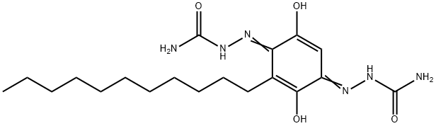 embelin disemicarbazone,5796-42-9,结构式